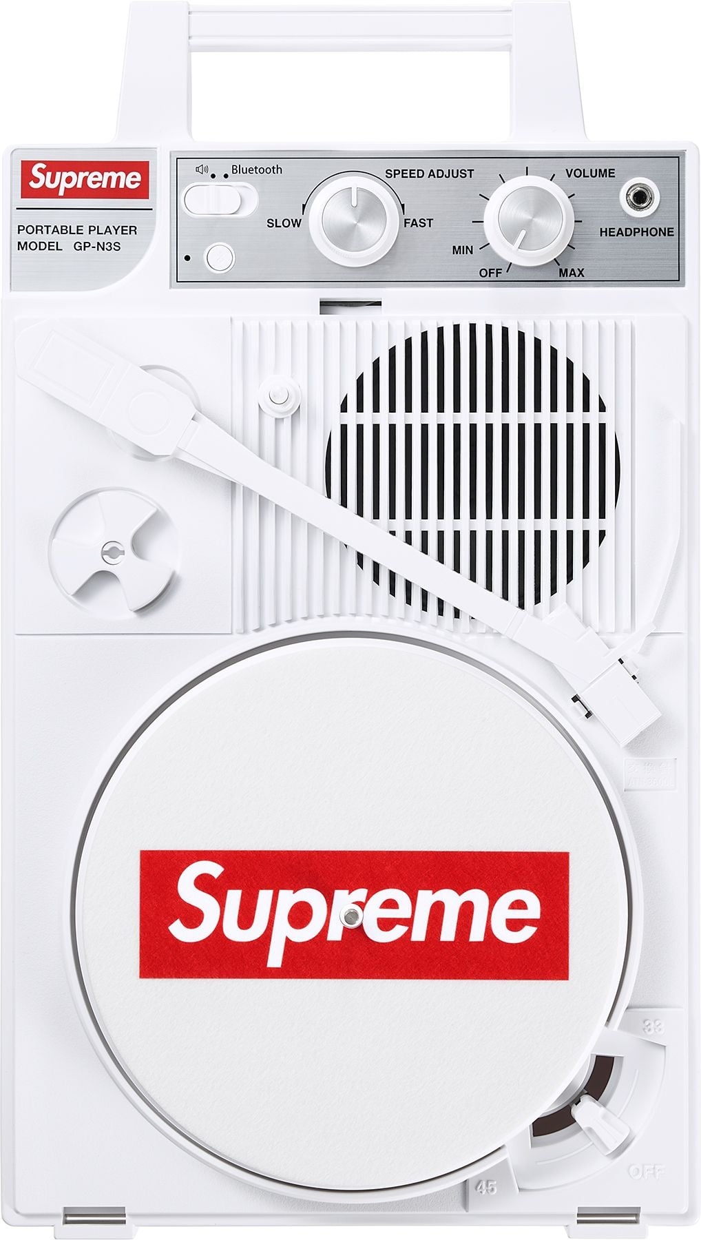 Supreme®/ANABAS GP-N3S Portable Record Player